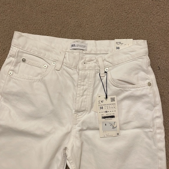 White Zara Jeans - Picture 2 of 4
